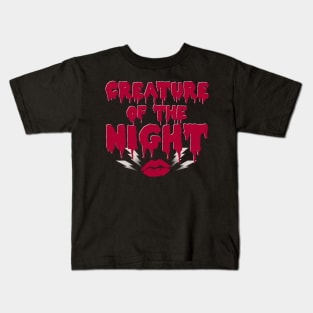 Creature of the Night - Rocky Horror Slogan Kids T-Shirt